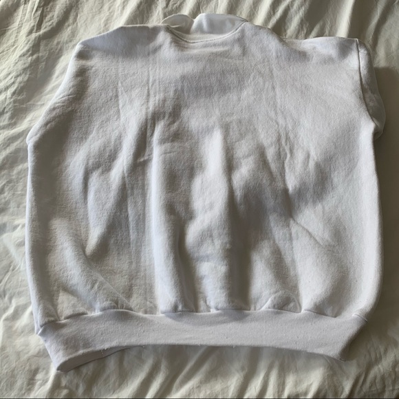 oversized white collar sweatshirt - Picture 3 of 5